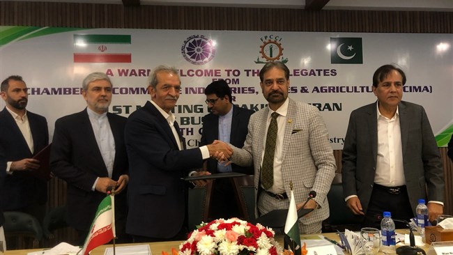امضای سه تفاهم‌نامه همکاری بین نمایندگان بخش خصوصی ایران و پاکستان