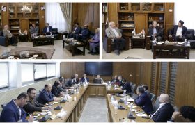 گزارش تصویری از سه دیدار ریاست اتاق مشهد با هیات رئیسه و جمعی از اعضای تشکل‌های اقتصادی استان(انجمن جوانان کارآفرین، انجمن شرکت‌های دانش بنیان و مجمع فعالین اقتصادی)