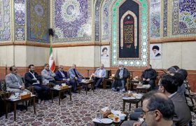 دیدار جمعی از فعالان اقتصادی استان با تولیت آستان قدس رضوی
