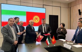 اتاق‌های بازرگانی خراسان رضوی و اوش، تفاهم نامه همکاری امضا کردند