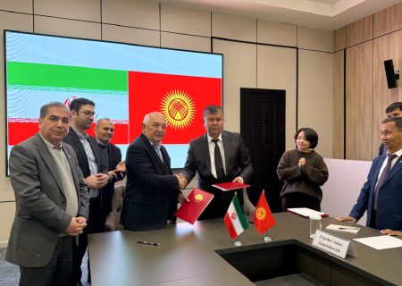 اتاق‌های بازرگانی خراسان رضوی و اوش، تفاهم نامه همکاری امضا کردند