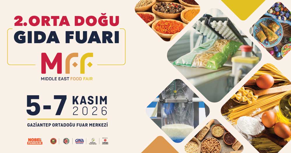 نمایشگاه بین‌المللی مواد غذایی و صنایع وابسته خاورمیانه (Middle East Food Fair-MFF) 2026 در ترکیه برگزار می‌شود